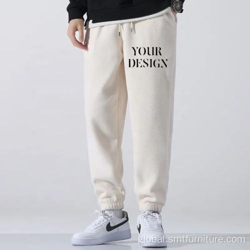 Men's Double Gym Pants Long and Short with Pocket Mens Casual Home Wear Long Sleeve Tshirts Pants Supplier